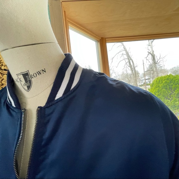 Del Toro, New, Men, Satin Bomber Reversible Jacket - Picture 5 of 13